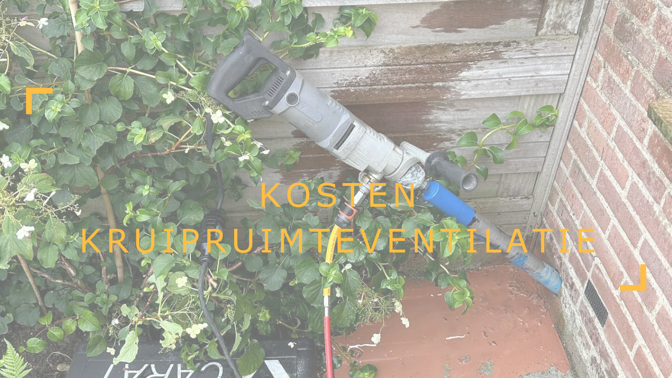 Wat kost kruipruimte ventilatie?
